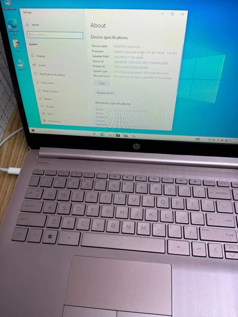 HP Laptop 15-da/15-db Series Intel Celeron N4020 4GB RAM 64GB eMMC Win 10